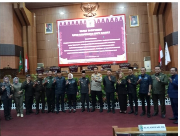 Rapat Paripurna DPRD Musi Rawas. Dewan Beri Rekomendasi LKPJ Bupati Musi Rawas 2024
