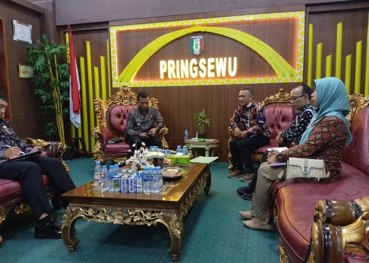 TPP P3MD Pringsewu Audiensi dengan Bupati: Sinergikan Program Nasional dan Daerah