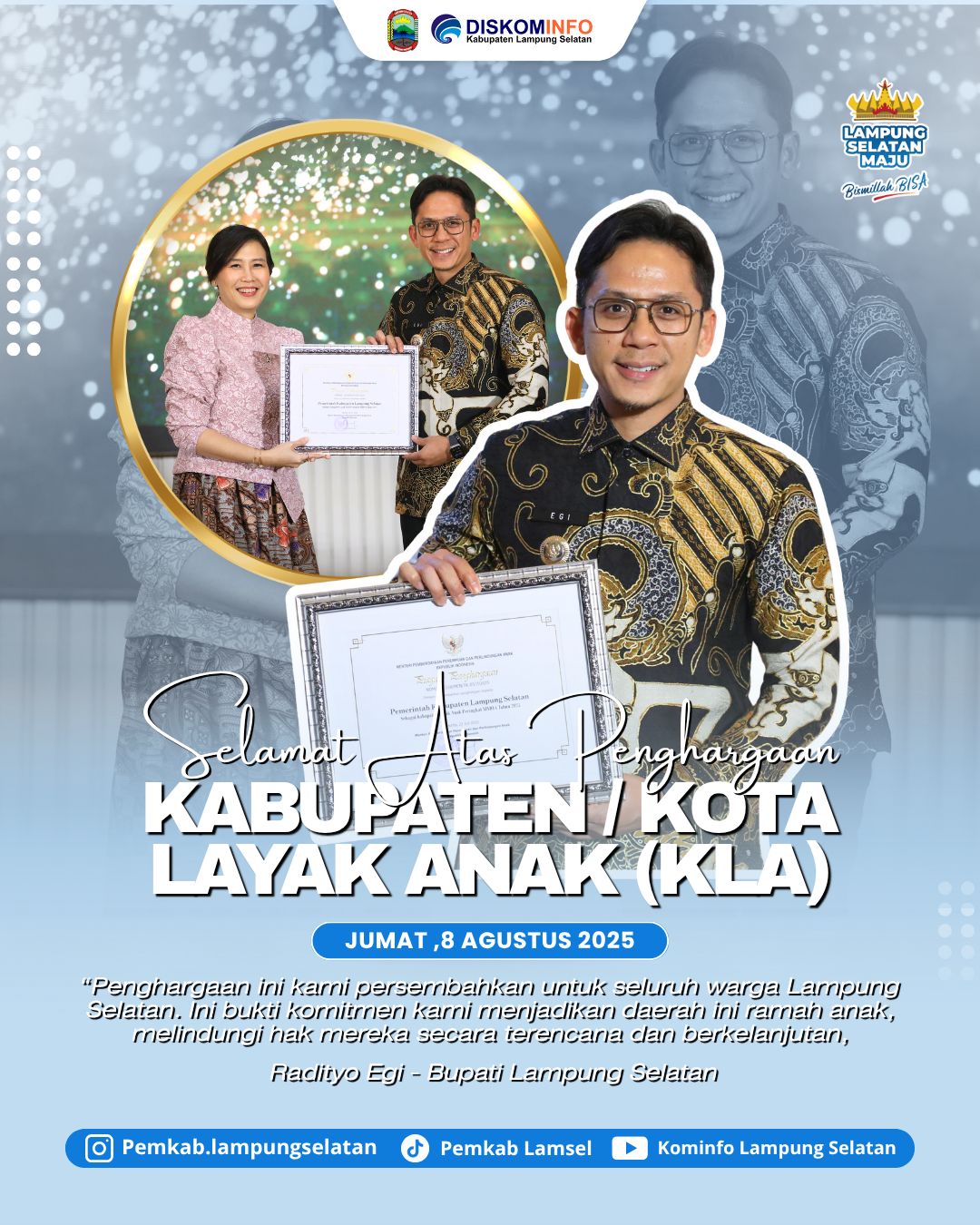 Halo, Masyarakat Lampung Selatan! Tabik Punnn!!!