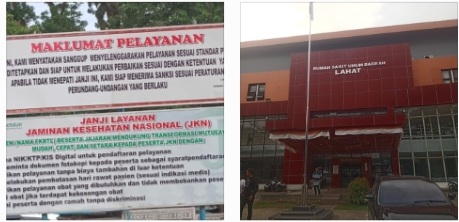 SARANA DAN PRASARANA PENUNJANG RSUD LAHAT DIDUGA TIDAK MAKSIMAL PASILITAS BANYAK YANG RUSAK