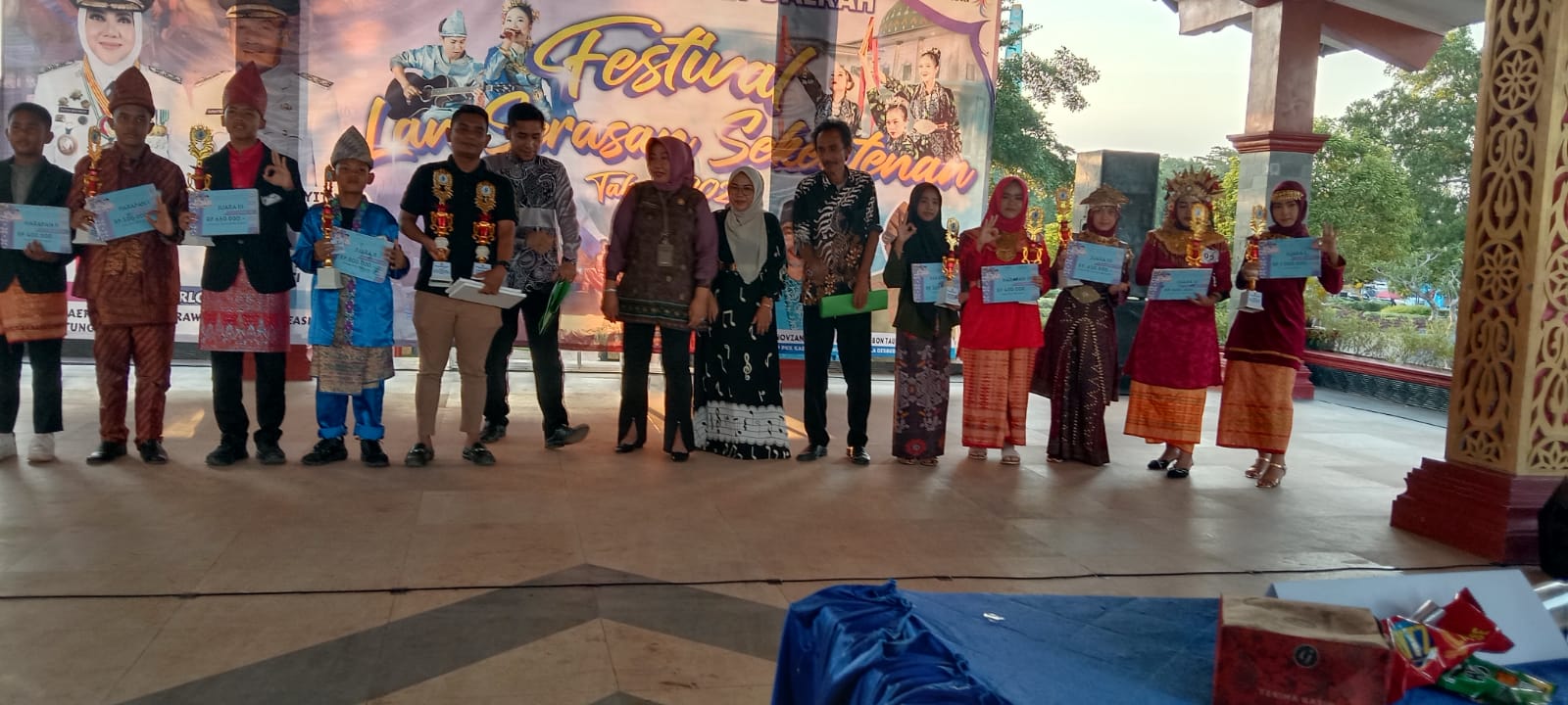 Jihan Febiola ,Siswi SMPN HTI Bumi Makmur Raih Prestasi Pada Festival Lan Serasan Sekatenan 