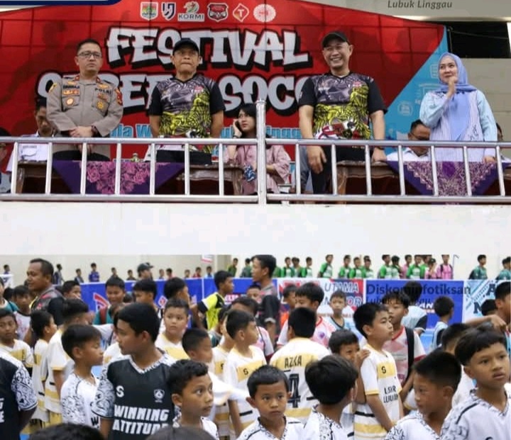 Wali Kota Lubuk Linggau Buka Festival Street Soccer Piala Wali Kota 2025