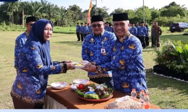 Wakil Wali Kota Lubuk Linggau Pimpin Apel Bulanan Bersama Peringatan HUT ke-24 Kota Lubuk Linggau