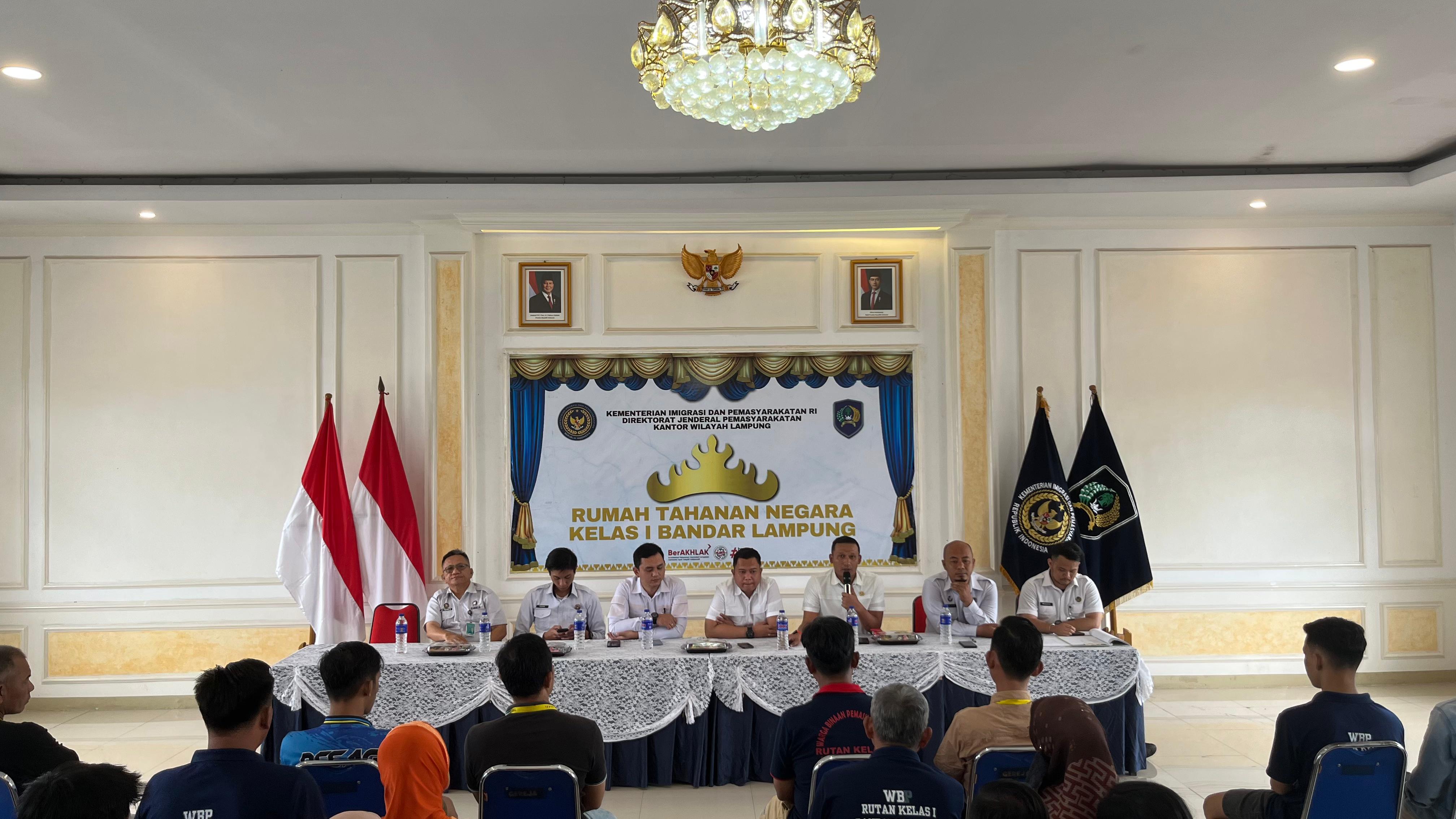 “Sidang Tim Pengamat Pemasyarakatan (TPP) Rutan Bandar Lampung: Seluruh